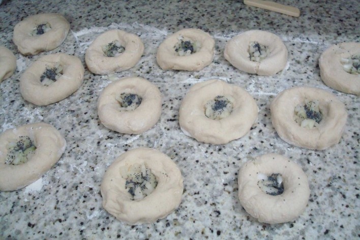 Tentativa de Bialy, antes do forno<br />Foto Michel Gorski 