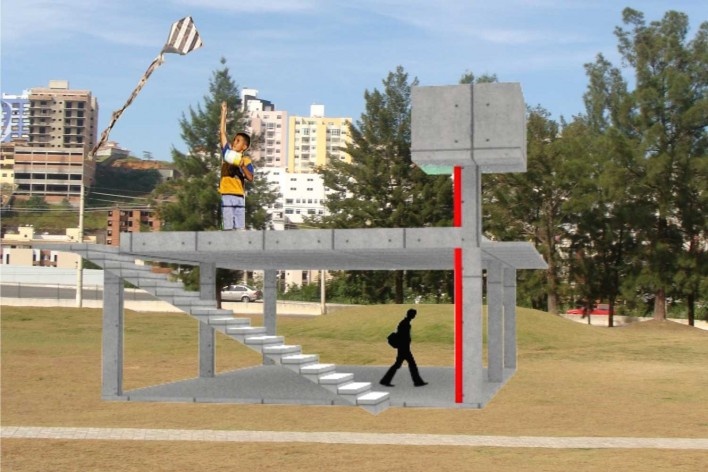 Casa na praça-curva do Lacet<br />Imagem do autor 