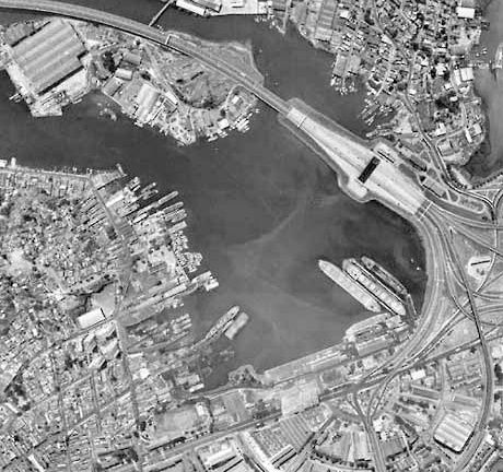 Área de intervenção – foto aérea<br />Imagem dos autores do projeto 