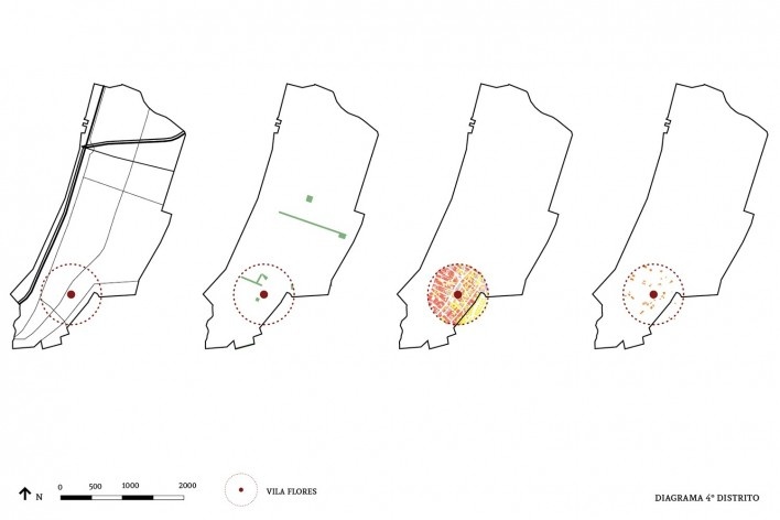 Diagrama do quarto distrito<br />Imagem divulgação  [Acervo Goma Oficina]
