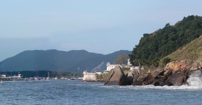 Fortaleza de Santo Amaro da Barra Grande, Guarujá<br />Foto Victor Hugo Mori 
