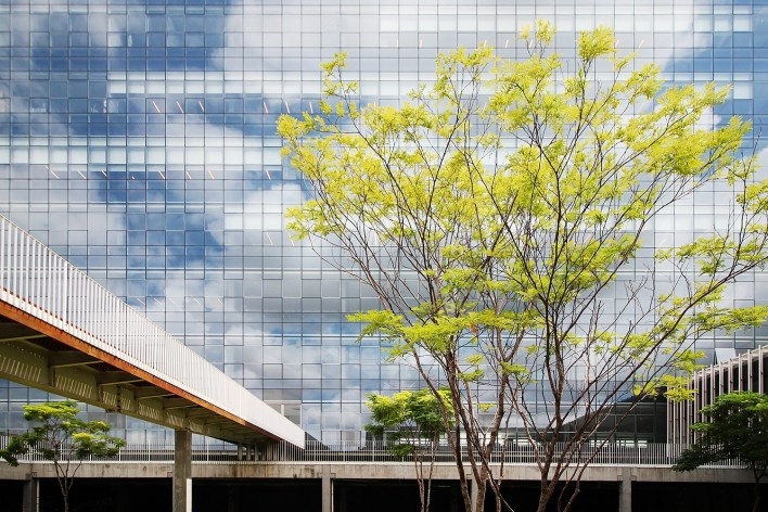 Fecomércio, Sesc e Senac do Rio Grande do Sul, Porto Alegre RS, 2020. Arquitetos Dario Corrêa Durce, Emerson Vidigal, Eron Costin, Fabio Henrique Faria e João Gabriel Rosa (autores) / Estúdio 41<br />Foto Eron Costin 