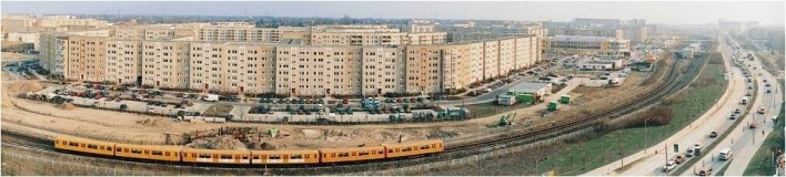 Recaracterização do Gelbes Viertel (Bairro Amarelo), Hellersdorf, Berlim<br />Foto divulgação 