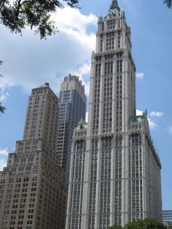 Woolworth Building. Arq. Cass Gilbert, 1913<br />foto Roberto Segre 