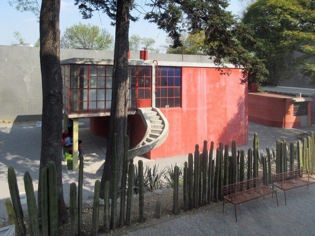 Casa-estúdio do arquiteto, Cidade do México, 1929. Arquiteto Juan O'Gorman<br />Foto Victor Hugo Mori 