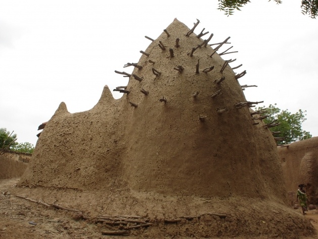 Mesquita da village de Sekoró<br />Foto Renato Barbieri 