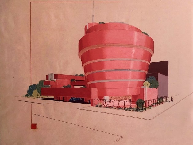 Museu Guggenheim de Nova York, 1943-1959, Frank Lloyd Wright, mostra “The Human Insect: Antenna Architectures 1887-2017”<br />Foto Ana Tagliari / Wilson Florio, 2018 