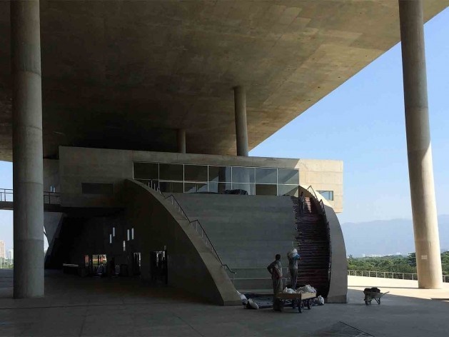 Cidade das Artes, Rio de Janeiro. Arquiteto Christian de Portzamparc<br />Foto Abilio Guerra 