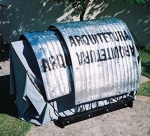 Abrigo/Manifesto para Moradores de Rua<br />Imagem do autor do projeto 
