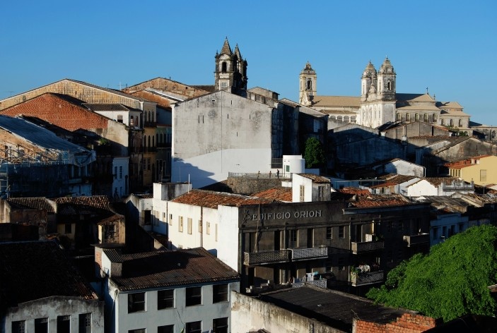 Centro Histórico de Salvador, cidade alta, panorama igrejas do Carmo, Convento e arredores<br />foto Fabio Jose Martins de Lima 