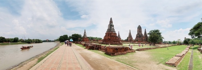 Templo de Wat Chai Watthanaram, Birmânia<br />Foto Victor Hugo Mori 