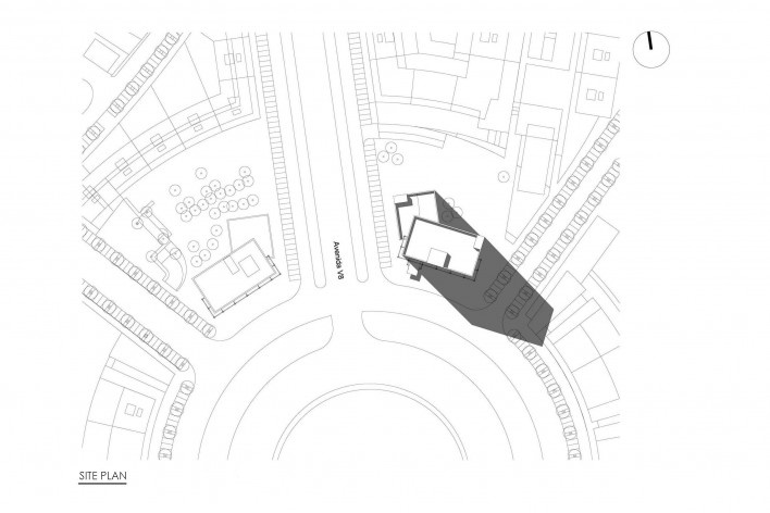 Tower Plaza.Planta de localização, Regino Cruz Arquitectos, Vila Nova de Gaia, Portugal