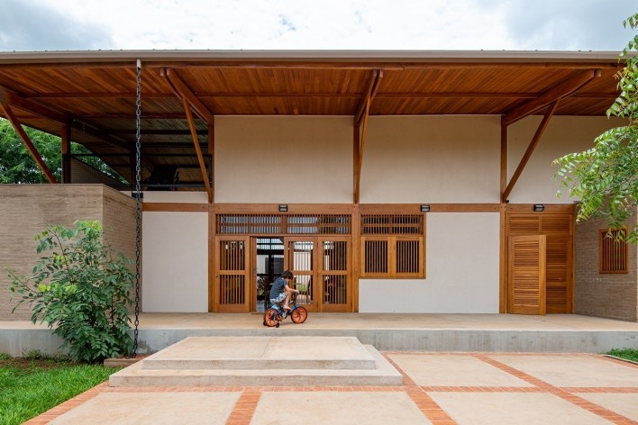 Casa do Cerrado (Prata e Lopez), Barretos SP Brasil, 2019. Arquitetos Aline Coelho Sanches e Lucas Corato / Aline Coelho Sanches + Corato Arquitetura & Design<br />Foto Favaro Jr. 