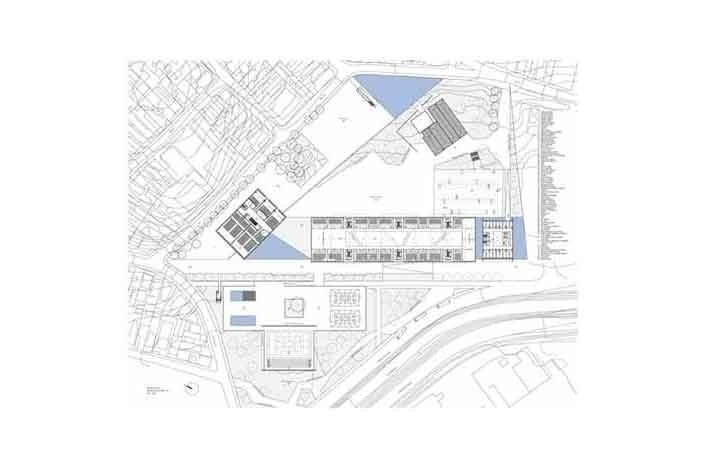 Planta nível 754,0m<br />Imagem dos autores do projeto 