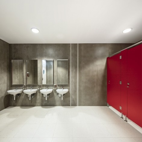 Escola Gaspar Frutuoso, Ribeira Grande, Azores, Portugal, 2016. Arquiteto Carlos Almeida Marques<br />Foto Fernando Guerra 