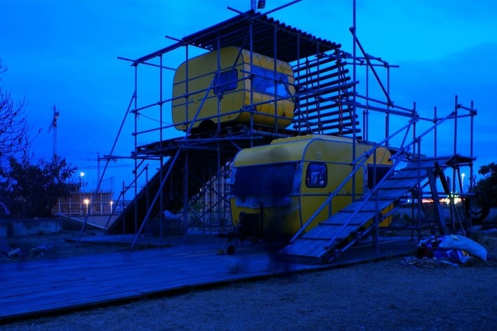 We Can Xalant, construcción, Mataró, Barcelona, 2009<br />Foto divulgación 