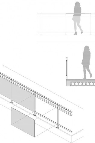 Ágora Tech Park, detalhe, Joinville SC Brasil, 2019. Arquitetos Marcus Vinicius Damon, Guilherme Bravin e Andressa Diniz / Estúdio Módulo<br />Imagem divulgação  [Estúdio Módulo]