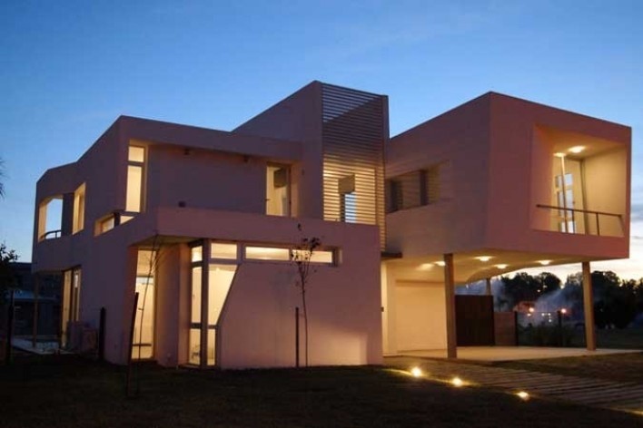 Casa H, Funes, Argentina. Arquitectos Matías Blas Imbern y Agustina González Cid<br />Foto divulgación 