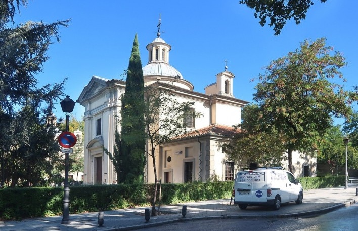 Ermida de San Antonio de la Florida, Madri<br />Fotomontagem Victor Hugo Mori, 2019 