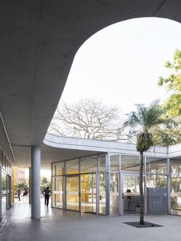 Renovação da Biblioteca Monteiro Lobato, croquis de concepção do projeto. São Bernardo do Campo SP Brasil, 2014. Arquitetos Marta Moreira e Milton Braga / MMBB Arquitetos<br />Foto Federico Cairoli 