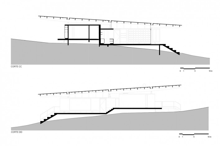 Palicourea House, CC and DD sections (block A), São Jorge GO Brasil, 2021. Architects Daniel Mangabeira, Henrique Coutinho and Matheus Seco / Bloco Arquitetos<br />Imagem divulgação / disclosure image  [Bloco Arquitetos]