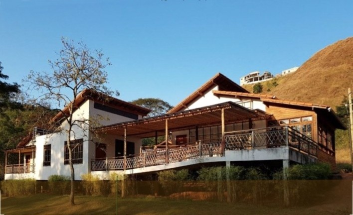 Fachada principal da Casa Sustentável do Jardim Botânico de Juiz de Fora<br />Foto Rosiane Oliveira, 2020 