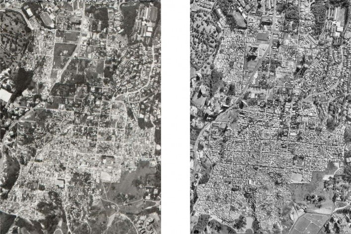 Fotos aéreas 1994 e 2000<br />divulgação 