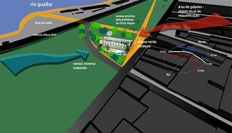 Área de implantação do Projeto<br />Imagem dos autores do projeto 