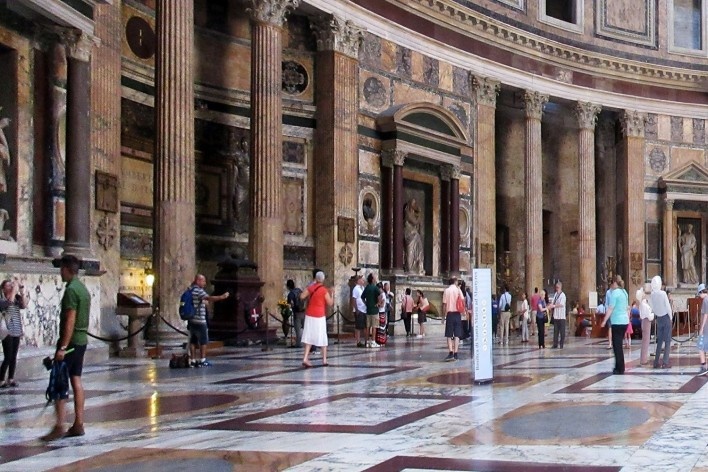 Pantheon de Roma<br />Fotomontagem Victor Hugo Mori, 2009/2016 