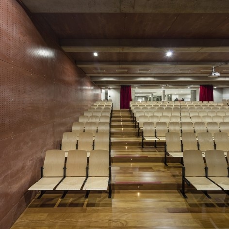 Escola Gaspar Frutuoso, Ribeira Grande, Azores, Portugal, 2016. Arquiteto Carlos Almeida Marques<br />Foto Fernando Guerra 