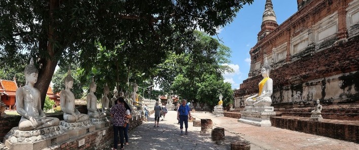 Templo de Wat Yai Chai Mongkhon, Birmânia<br />Foto Victor Hugo Mori 