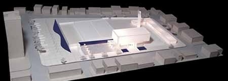 Maquete do conjunto<br />Imagem dos autores do projeto 