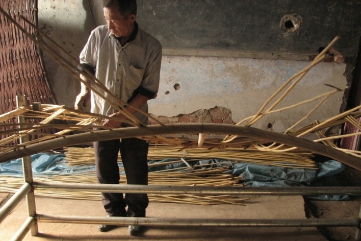 Wicker factory. Spanish Pavilion for Shanghai World Expo 2010<br />Photo Shen Zhonghai / KDE  [Miralles-Tagliabue EMBT]