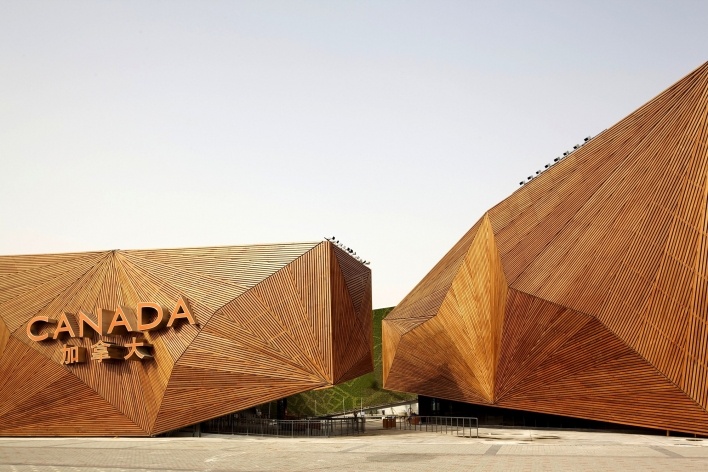 Canadian pavillion in Expo Shanghai 2010. Saia Barbarese Topouzanov architectes<br />Photo Patrick Alleyn  [V2com]
