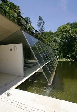 Área de Lazer da Residência Pouso Alto, Barra do Una, São Sebastião SP<br />Foto de Gal Oppido 
