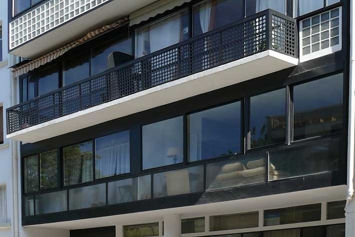 Immeuble Molitor, 24 rue Nungesser et Coli, Paris. Arquiteto Le Corbusier, 1931-1934<br />Foto divulgação 