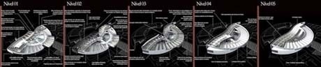 Organização espacial do Shopping em cada nível<br />Imagem dos autores do projeto 