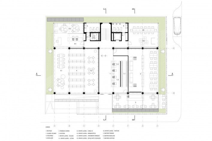 Planta Térreo<br />Imagem dos autores 