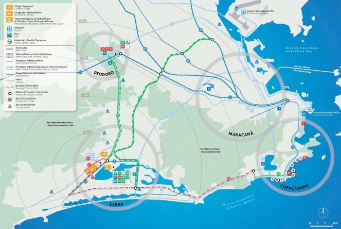 Mapa<br />Rio 2016 