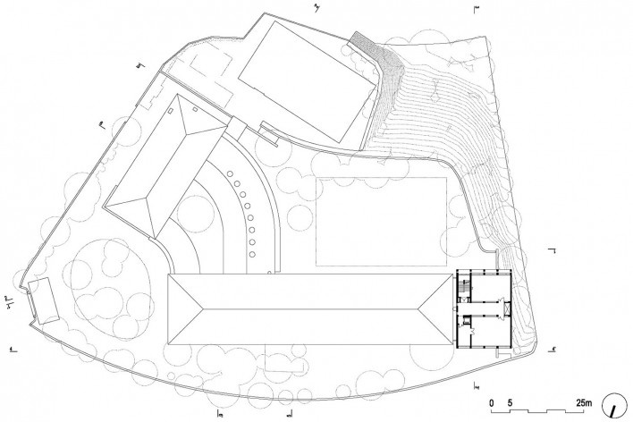 Escola Marquesa de Alorna, planta pisos 4, 5 e 6, Lisboa, 2008-2012<br />Imagem divulgação 