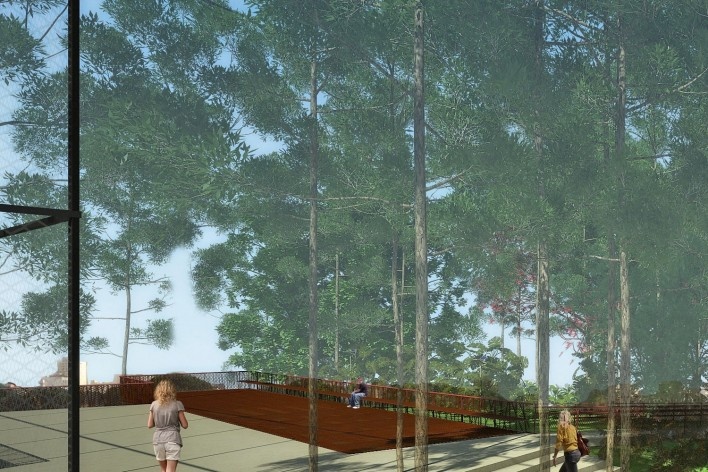Parque Sabesp Cangaíba, perspectiva do projeto. Levisky arquitetos estratégia urbana<br />Imagem divulgação 