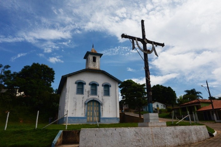 Capela na comunidade de São Sebastião de Vargem Alegre, antigo Povoado do Capão<br />Foto/Photo Fabio Lima 