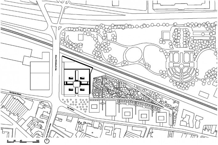 Câmara de Comércio e Artesanato de Hauts-de-France, masterplan, Lille, França, 2019. Escritórios Kaan Architecten e Pranlas-Descours Architect & Associates<br />Imagem divulgação  [Kaan Architecten / Pranlas-Descours Architect & Associates]