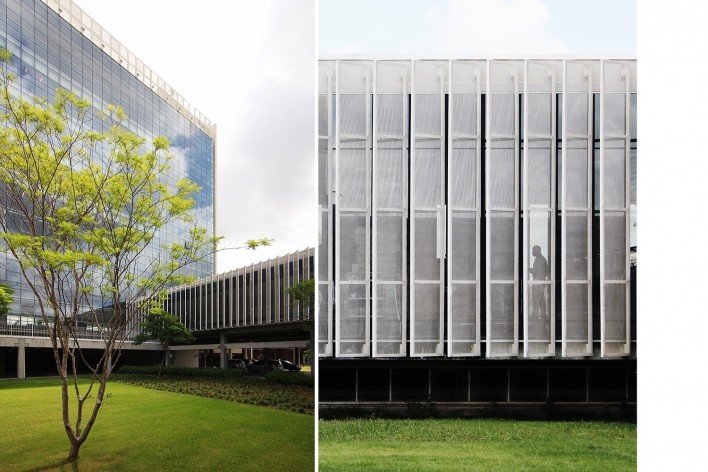 Fecomércio, Sesc e Senac do Rio Grande do Sul, Porto Alegre RS, 2020. Arquitetos Dario Corrêa Durce, Emerson Vidigal, Eron Costin, Fabio Henrique Faria e João Gabriel Rosa (autores) / Estúdio 41<br />Foto Eron Costin 