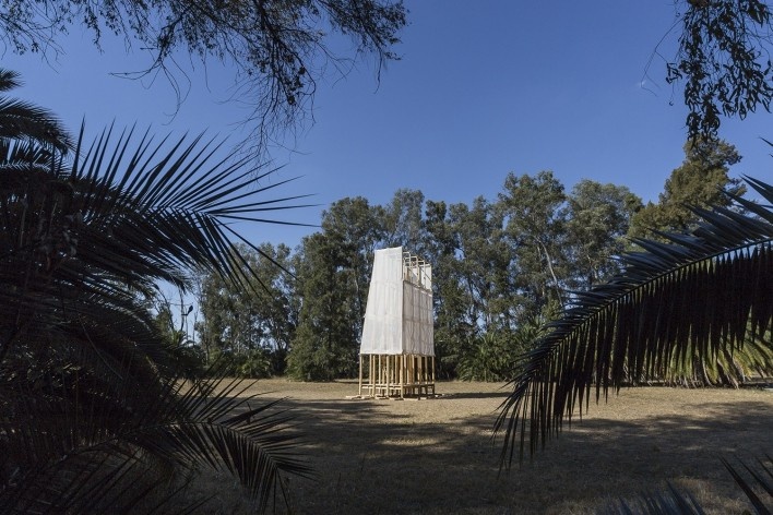 Observatório do Campo e das Estrelas, Ceibas, Entre Rios, Argentina, arquitetos Cássio Sauer e Elisa T Martins<br />Foto Fernando Schapochnik 