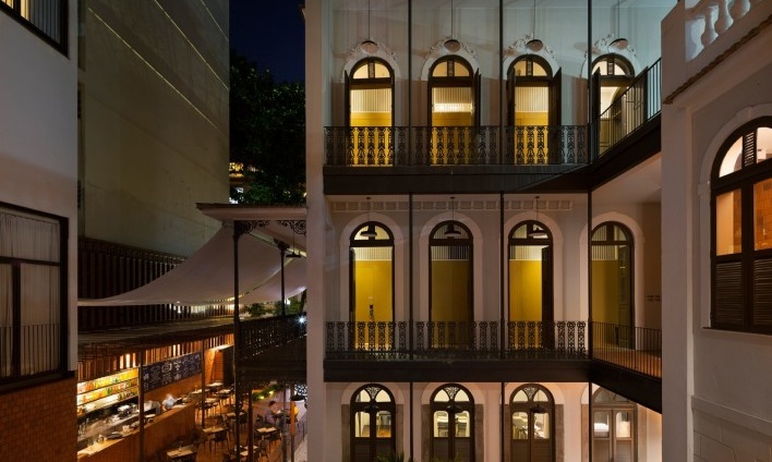 Hostel Villa 25, Rio de Janeiro RJ Brasil, 2016. Arquitetos Rodrigo Calvino e Diego Portas / C+P Arquitetura<br />Foto Federico Cairoli 