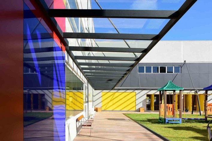Escola Vila Luiza, Passo Fundo RS, arquiteta Karine Knob<br />Foto Alex Borgman  [Karine Knob]