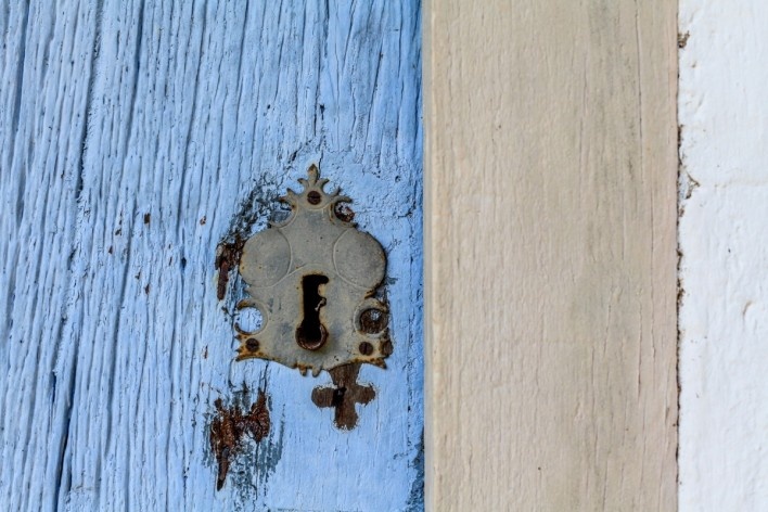 Sítio de Santo Antônio, detalhe da porta da capela, São Roque SP<br />Foto Tiago de Oliveira Andrade 