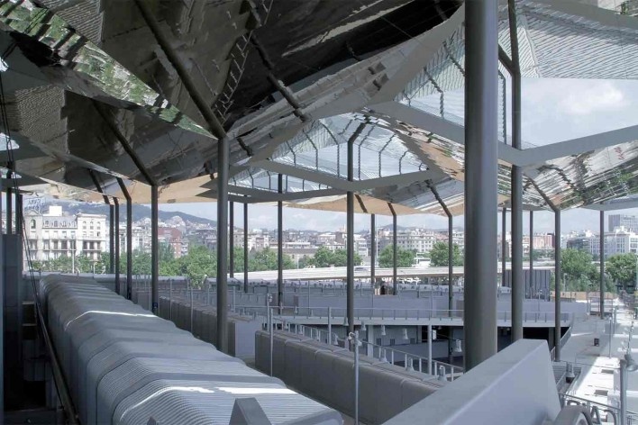 Mercat Encants, Barcelona. Arquiteto Fermín Vázques / b720 Fermín Vázquez Arquitectos<br />Foto Helena Guerra 