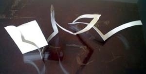 Protótipo da idéia da escultura<br />Imagem do autor do projeto 